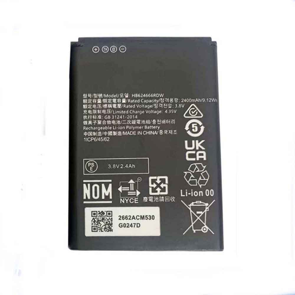 Batería para Nova-8SE/huawei-HB624666RDW
